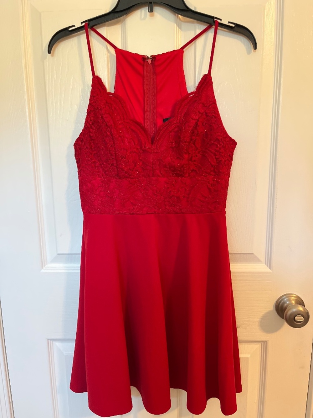 Cocktail Homecoming Formal Sleeveless Red Dress